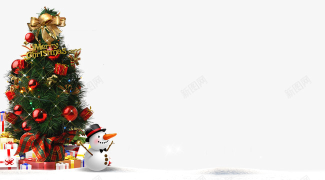 圣诞节雪地背景png免抠素材_新图网 https://ixintu.com 圣诞树 圣诞节 白色 绿色 雪地