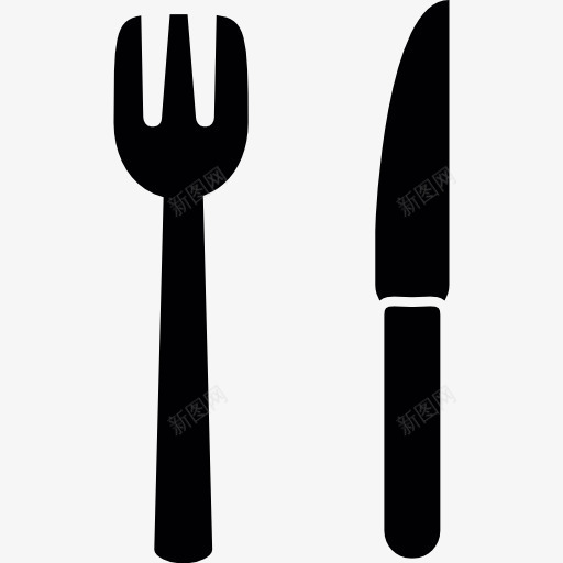 刀和叉图标png_新图网 https://ixintu.com 刀 叉 工具和用具 餐具 餐厅
