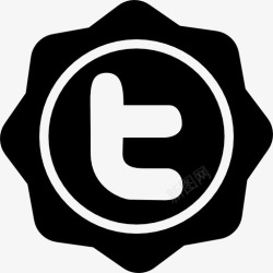 推特徽章推特社会徽章图标高清图片