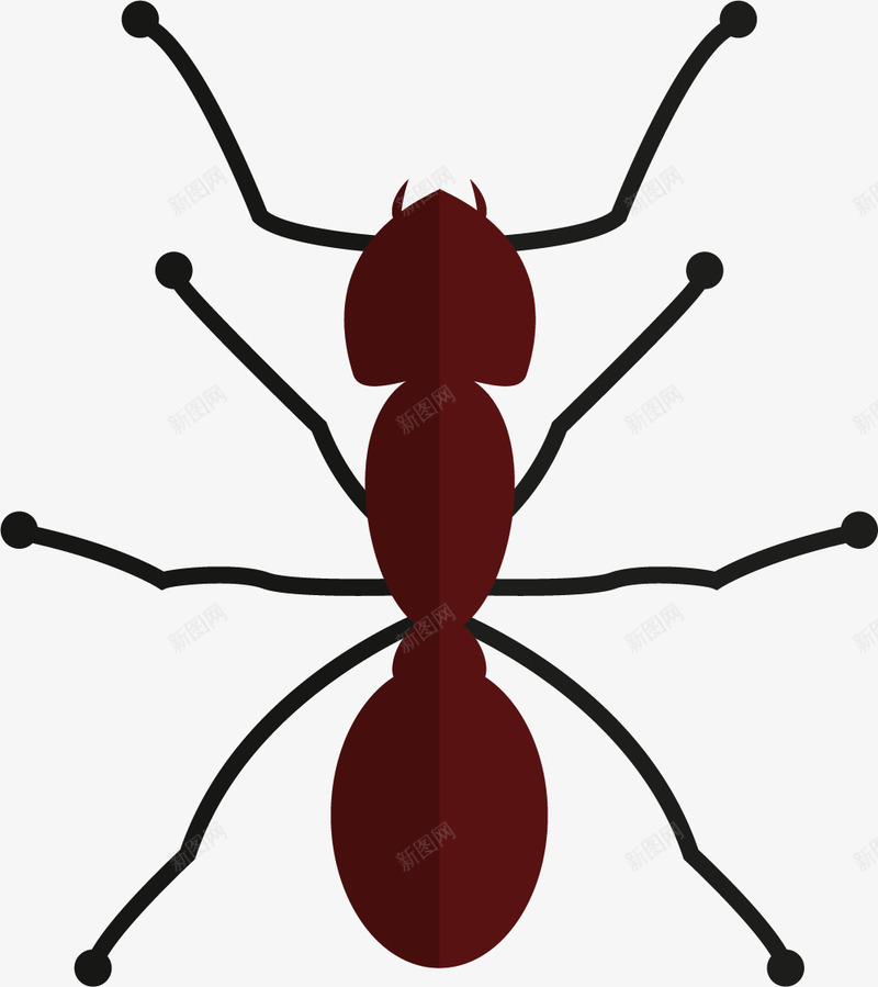 红黑色蚂蚁矢量图eps免抠素材_新图网 https://ixintu.com 昆虫蚂蚁 红黑色 蚂蚁 黑色 黑色蚂蚁 黑蚂蚁 矢量图