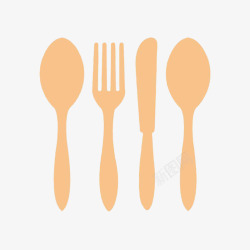 刀叉勺餐具图素材
