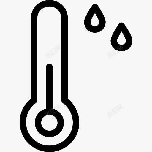 温度计图标png_新图网 https://ixintu.com 华氏度 天气 度 摄氏度 杂 水银 温度 温度计