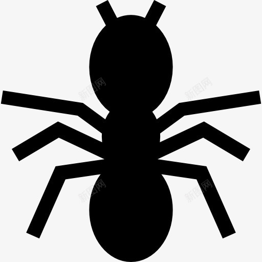 蚂蚁的轮廓图标png_新图网 https://ixintu.com 剪影 动物 昆虫 蚂蚁