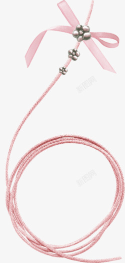 粉色绳索素材