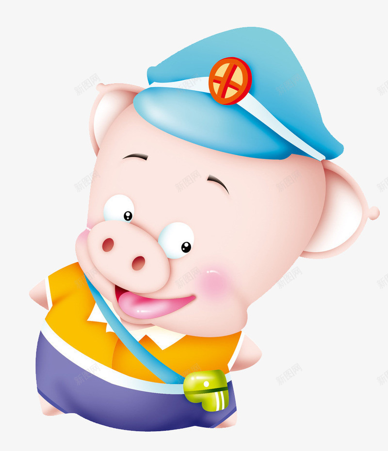 可爱的小猪猪png免抠素材_新图网 https://ixintu.com 可爱的小猪猪