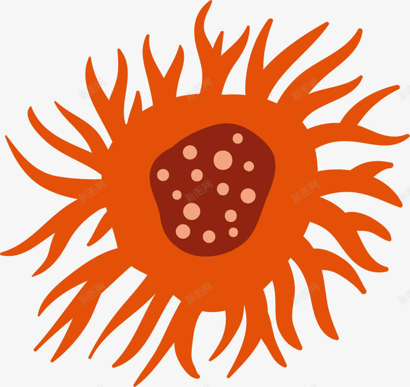 橘色细胞核迷你细胞矢量图eps免抠素材_新图网 https://ixintu.com 人体组成 人体细胞 卡通 矢量细胞 细胞 细胞核 迷你细胞 矢量图