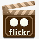 flicker电影风格logo图标图标