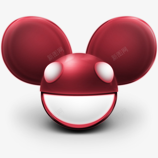 米奇鼠标红色的Deadmau5maskiconset图标png_新图网 https://ixintu.com Mickey Mouse deadmau red 米奇 红色的 鼠标
