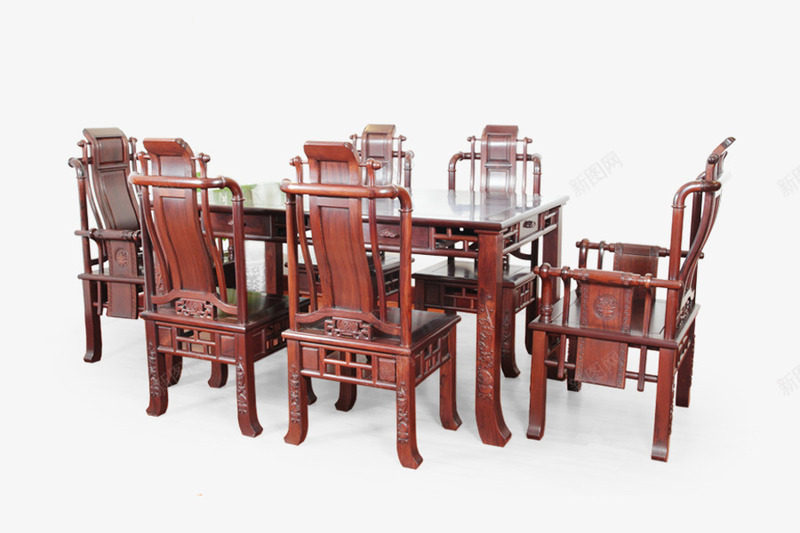 红木家具png免抠素材_新图网 https://ixintu.com png素材 家具 桌椅 餐桌
