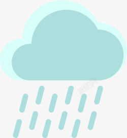 中雨图标天气图标雨高清图片