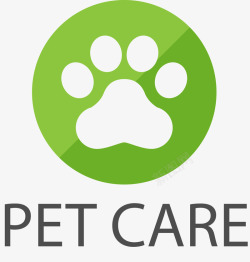 矢量诊所logo绿色宠物诊所LOGO图标高清图片