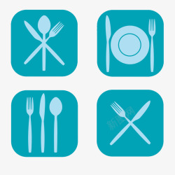 吃饭的叉子餐具图标高清图片