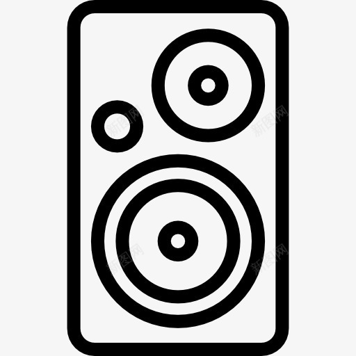 扬声器图标png_新图网 https://ixintu.com 低音喇叭 低音炮 喇叭 多媒体 技术 音乐 音响 音箱