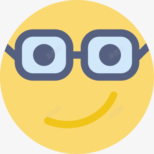 Nerd图标png_新图网 https://ixintu.com 书呆子 微笑 快乐表情 接口 智能 眼镜 表情