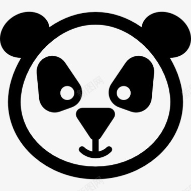 中国大熊猫图标图标