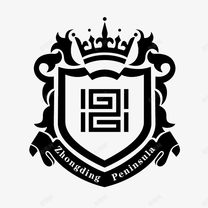 鼎纹图案徽章图标png_新图网 https://ixintu.com logo logo在线生成 徽章 文案图标 鼎 鼎纹 鼎纹logo 鼎纹图案