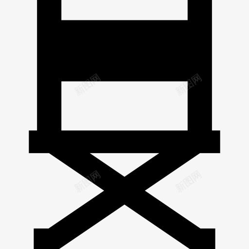 导演椅图标png_新图网 https://ixintu.com 剪影 导演椅 工具 座椅 椅 电影 电影图标