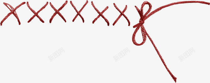 绳子绑着的绳子红色绳子png免抠素材_新图网 https://ixintu.com 红色 绑着 绳子