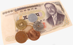 纸币硬币金钱素材