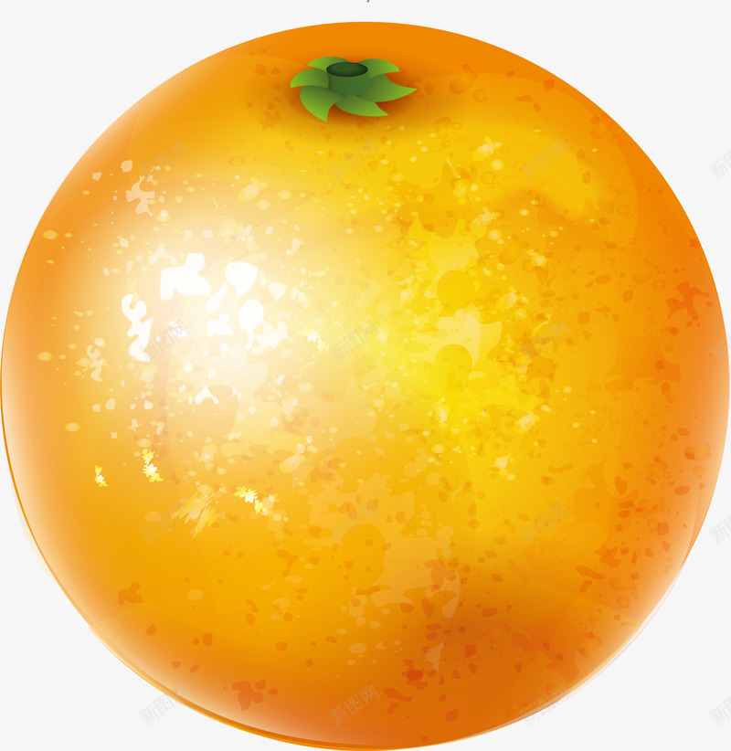 橙色手绘橘子png免抠素材_新图网 https://ixintu.com 免抠PNG 手绘 橘子 橙色 水果 装饰图案