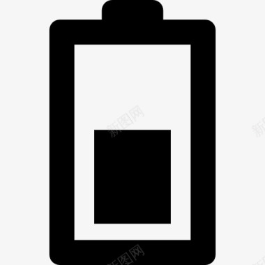 半电池符号图标图标