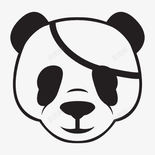 海盗熊猫AnyOldIcons图标png_新图网 https://ixintu.com panda pirate 海盗 熊猫