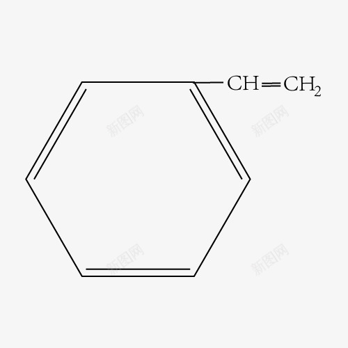 苯乙烯的结构简式png免抠素材_新图网 https://ixintu.com 化学教学 示意图 结构式 苯乙烯的结构简式 高分子