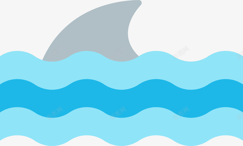 大海危险区域矢量图图标eps_新图网 https://ixintu.com 卡通 危险 图标ico 图标icon 大海 海洋 海洋动物 鲨鱼 鲨鱼鳍 矢量图