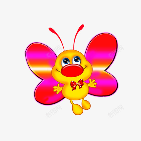 卡通昆虫png免抠素材_新图网 https://ixintu.com 卡通小蜜蜂 卡通昆虫 可爱动物 黄色