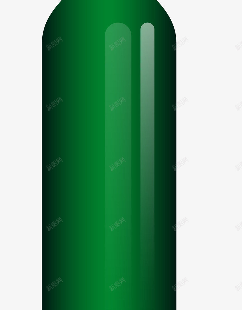绿色创意酒瓶玻璃瓶png免抠素材_新图网 https://ixintu.com 创意酒瓶 玻璃瓶 矢量玻璃瓶 绿色玻璃瓶