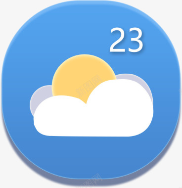 安卓手机天气app应用图标图标