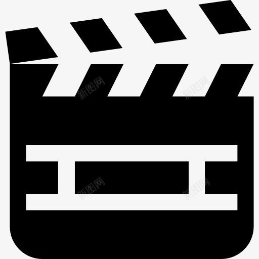 电影拍板工具数量拍摄图标png_新图网 https://ixintu.com 场面 拍板 电影 电影院