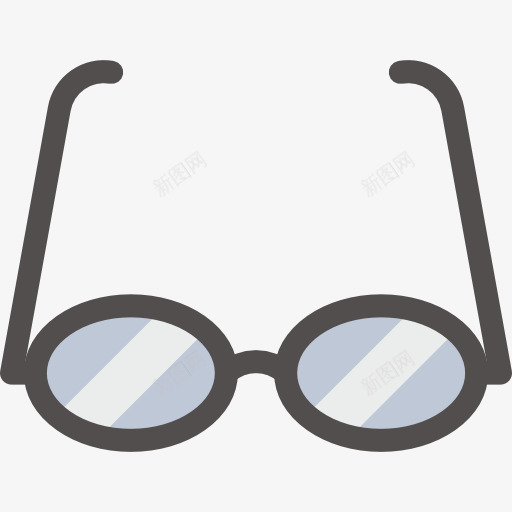 眼镜图标png_新图网 https://ixintu.com 光学 眼镜 老花眼镜 阅读器