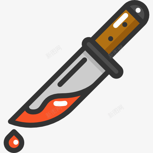 刀图标png_新图网 https://ixintu.com 万圣节 刀 切割 器皿 工具 武器 食品 食品和餐厅 餐具 餐厅