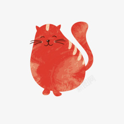 猫咪插画矢量图素材