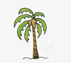 热带树木椰树素材