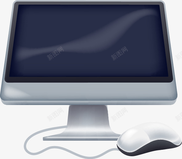 手绘电脑显示器鼠标图案png免抠素材_新图网 https://ixintu.com 图案 手绘 显示器 电脑 鼠标