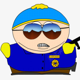 赶大车的警察放大图标png_新图网 https://ixintu.com cartman cop glasses park south southpark zoomed 南方公园 卡车司机 放大 眼镜 警察