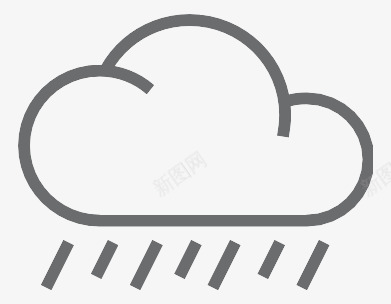 天气云重雨Outlineicons图标png_新图网 https://ixintu.com cloud heavy rain 下雨 云 天气 暴雨 重 雨 雨季
