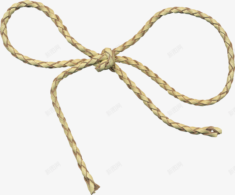 棕色打结绳子png免抠素材_新图网 https://ixintu.com 打结绳子 棕色绳子 绳子