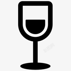 半杯酒半杯酒图标高清图片