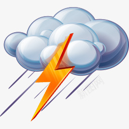 雷声天气weathericons图标图标