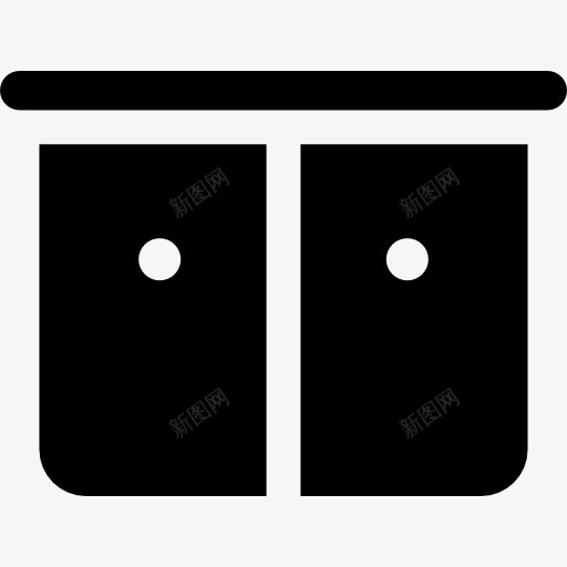 橱柜图标png_新图网 https://ixintu.com 家具 家用 建筑 橱柜 衣柜