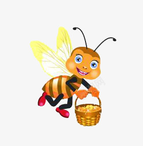 卡通蜜蜂png免抠素材_新图网 https://ixintu.com 卡通 可爱 昆虫 蜜蜂