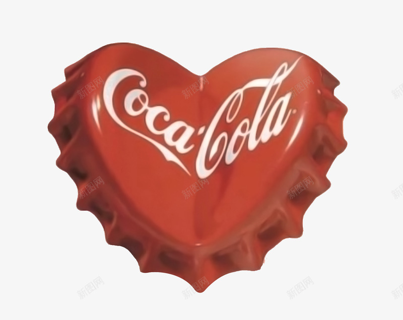 心型的可乐瓶盖png免抠素材_新图网 https://ixintu.com 乐 可 型 心 瓶 的 盖