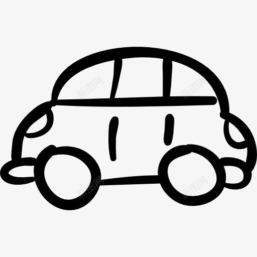 玩具车的圆润造型图标png_新图网 https://ixintu.com 旅游 汽车 玩具 玩具的图标 运输