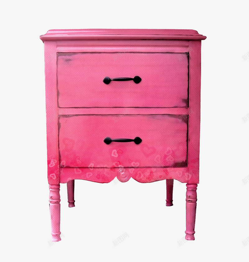 粉色柜子png免抠素材_新图网 https://ixintu.com 家具 摆件 粉色 贴图