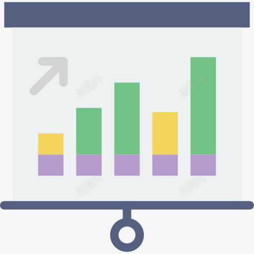 介绍图标png_新图网 https://ixintu.com 商务 图形 图表 统计 财务表现 酒吧 金融