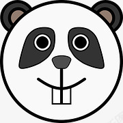 卡通熊猫png免抠素材_新图网 https://ixintu.com 动物 可爱 国宝 黑眼圈