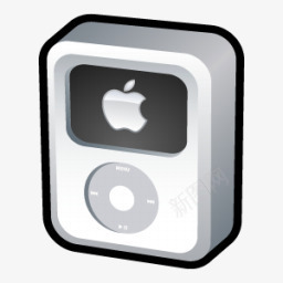 iPod视频白图标图标